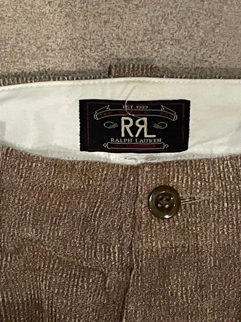 DOUBLE RLコーデュロイパンツ USA ダブルアールエル　三つ星