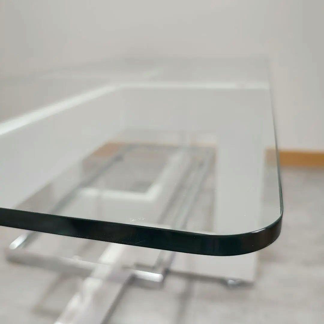 IDC大塚家具 アルテジャパン ガラス センター テーブル ホワイトYG-65