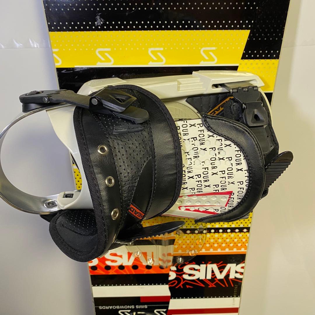 送料無料❗️SIMS スノーボード HEAD ビンディング Lサイズ セット