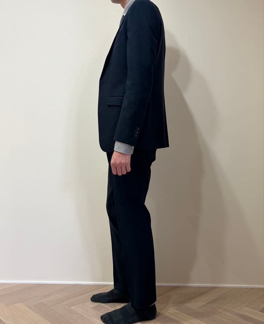 スーツセレクト　スリーピース　ネイビー　スーツ