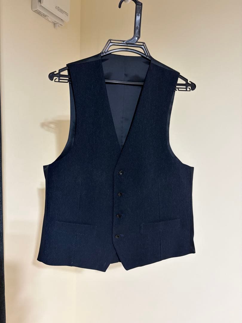 スーツセレクト　スリーピース　ネイビー　スーツ