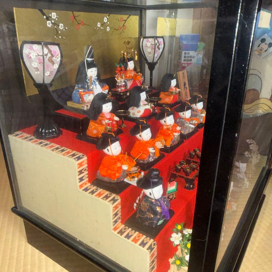 久月木目込みケース入り５段飾り