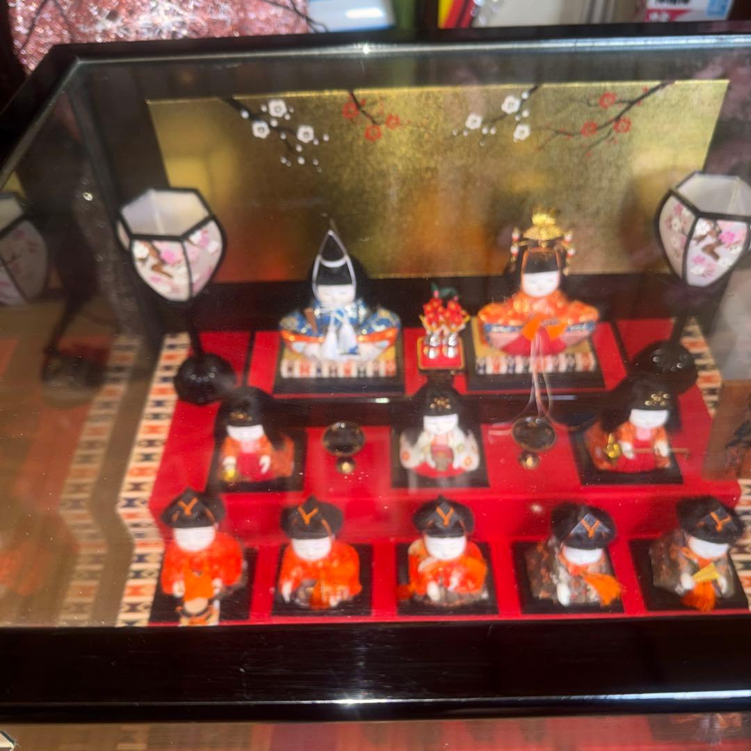 久月木目込みケース入り５段飾り