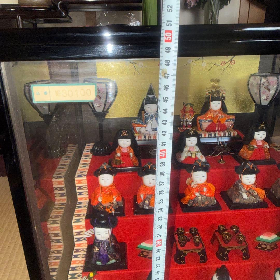 久月木目込みケース入り５段飾り