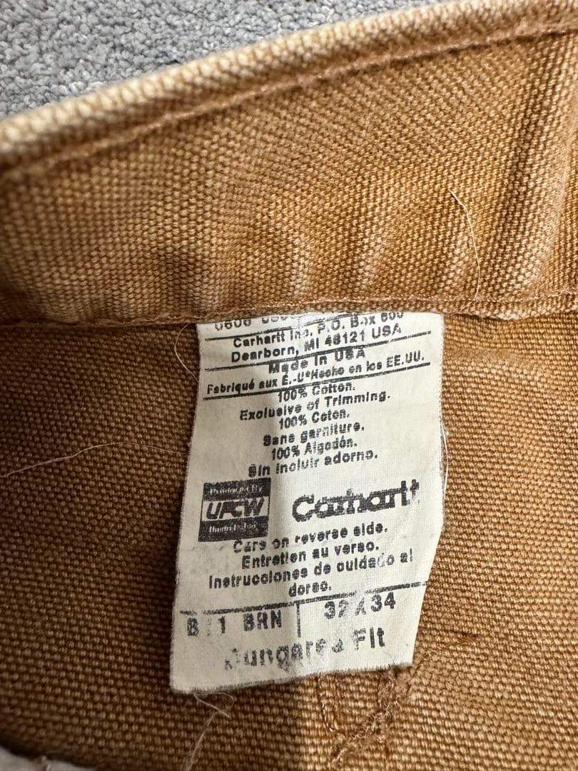 K*様 90年代 made in USA Carharttダック ペインター　ビ