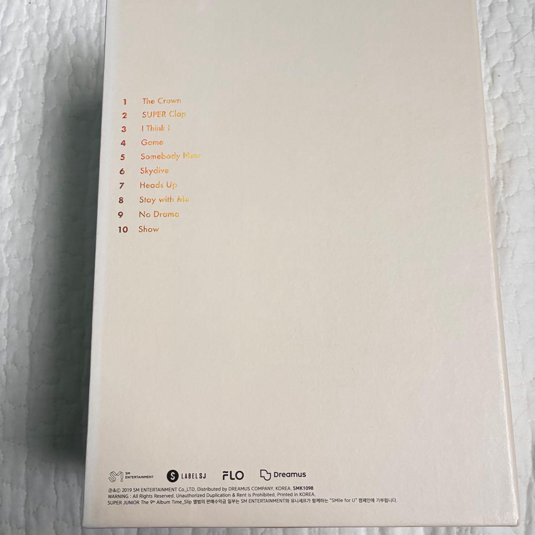 K-POP・アジア SUPER JUNIOR 9THALBUM <TIME SLIP>