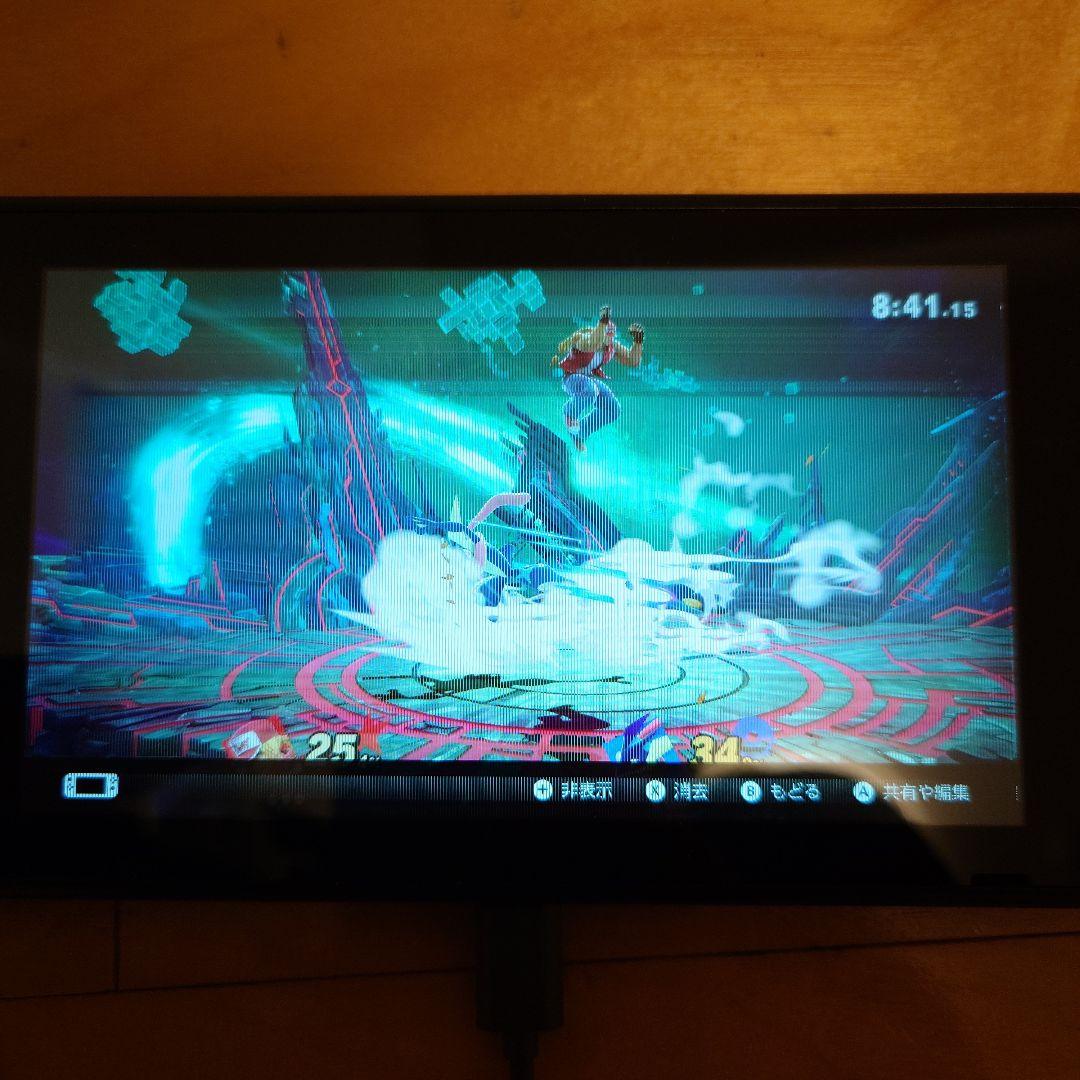 【画面不良あり】Nintendo Switch 本体 青/赤 Joy-Con