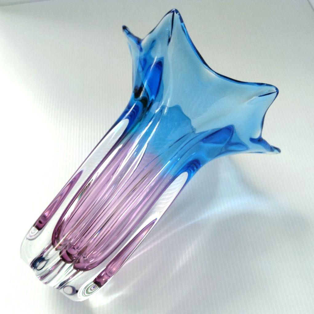 ムラーノ ガラス フラワーベース アンティーク 花瓶 花器 フラワースタンド