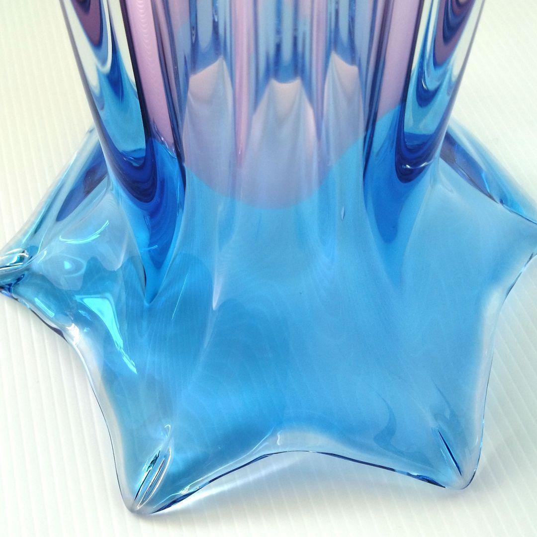 ムラーノ ガラス フラワーベース アンティーク 花瓶 花器 フラワースタンド
