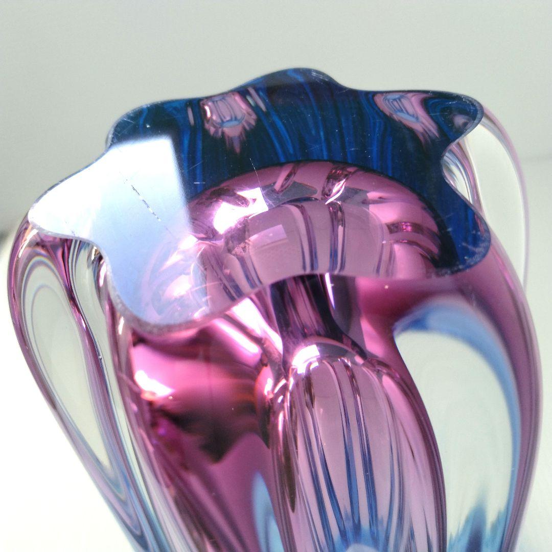 ムラーノ ガラス フラワーベース アンティーク 花瓶 花器 フラワースタンド