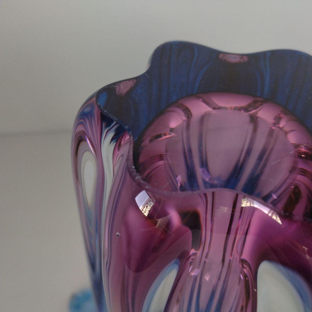 ムラーノ ガラス フラワーベース アンティーク 花瓶 花器 フラワースタンド