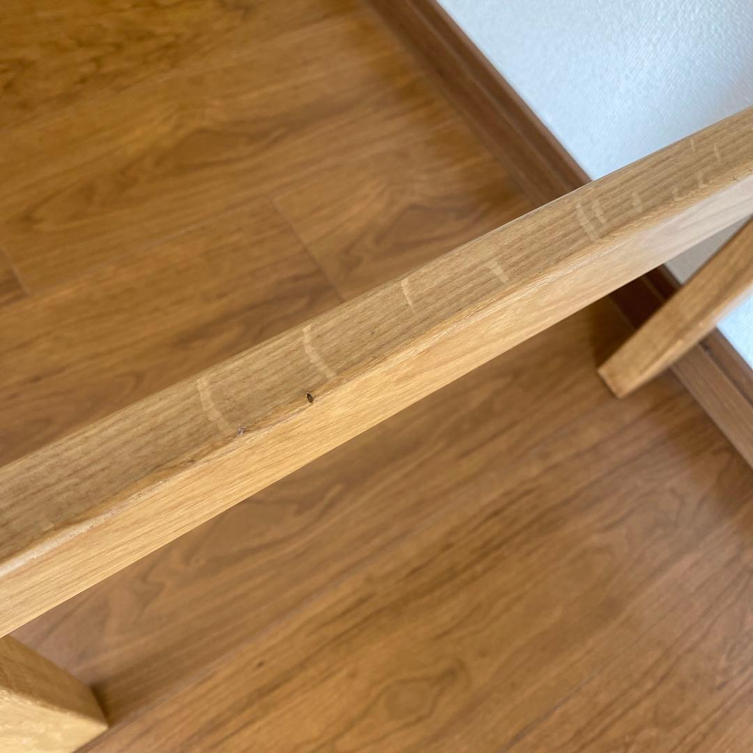 ☆ai☆【無印良品】オーク無垢材デスクと上置き棚セット