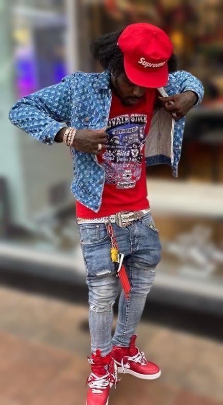 Supreme HolePunchDenimTruckerJacket　美品