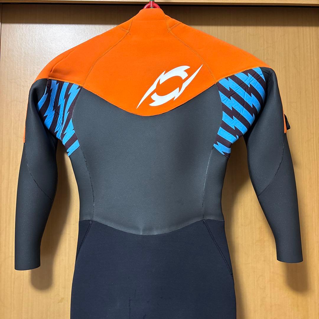 CYBER セミドライスーツ オレンジ/ブラック/ブルー　キッズサイズ150