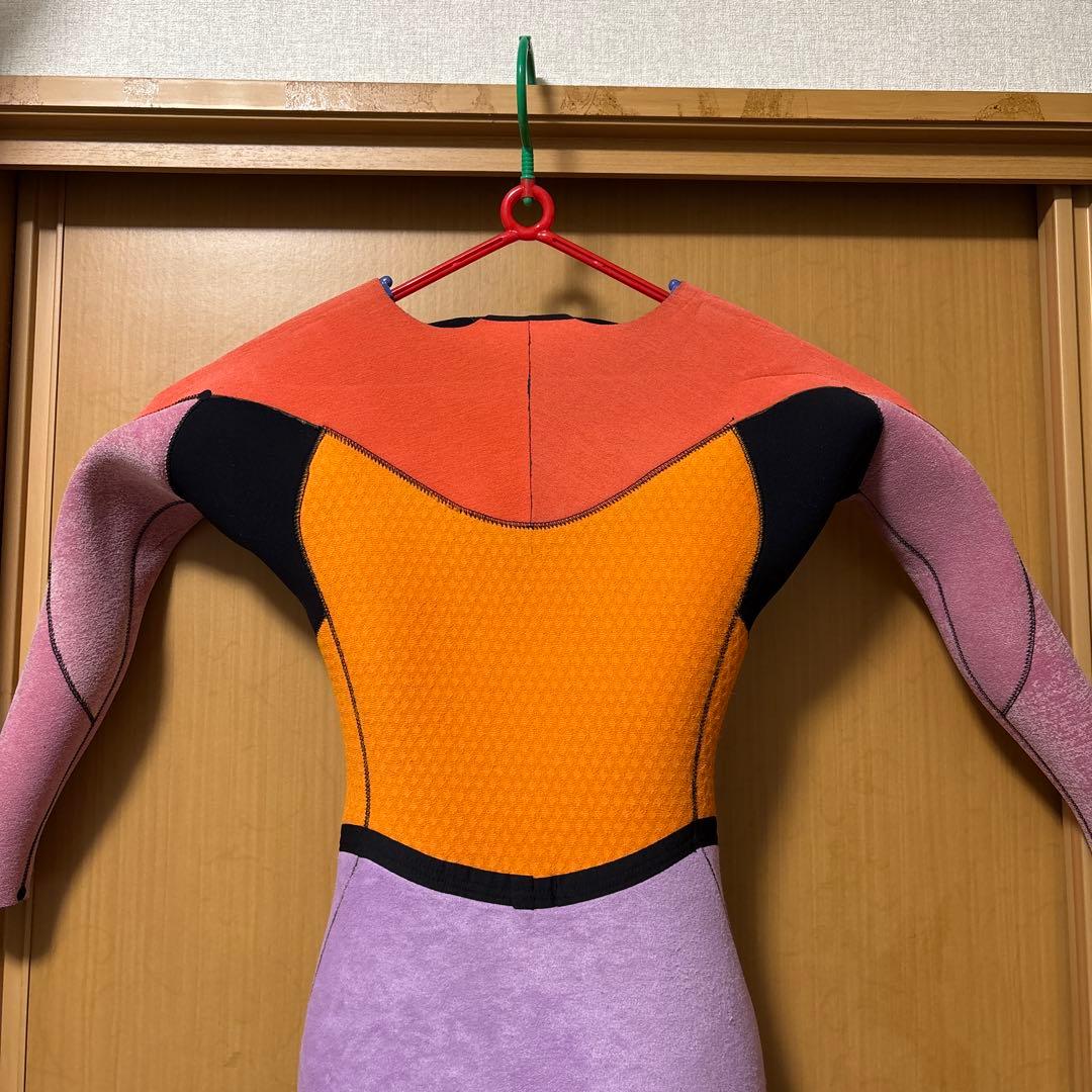 CYBER セミドライスーツ オレンジ/ブラック/ブルー　キッズサイズ150