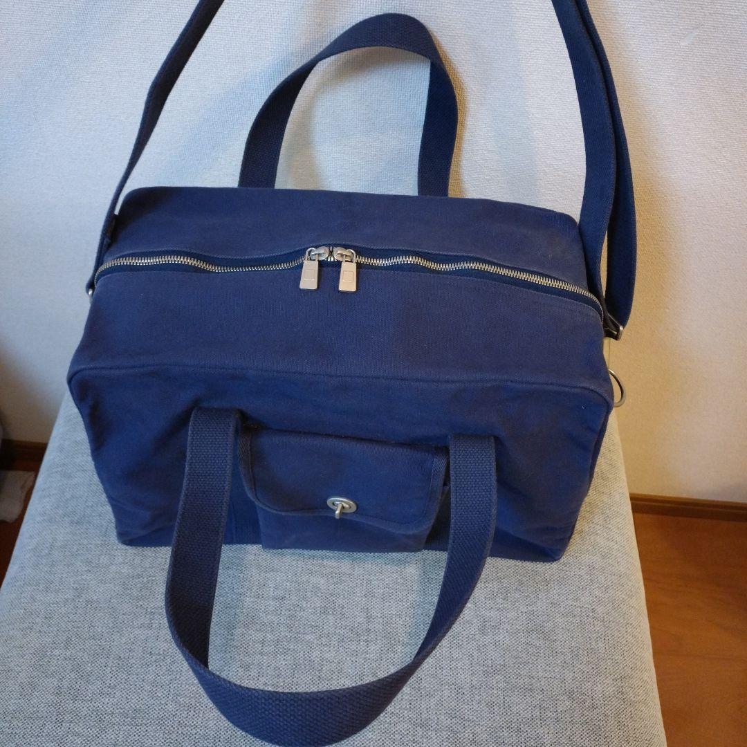 信三郎帆布　ボストンバック ショルダーストラップ付き