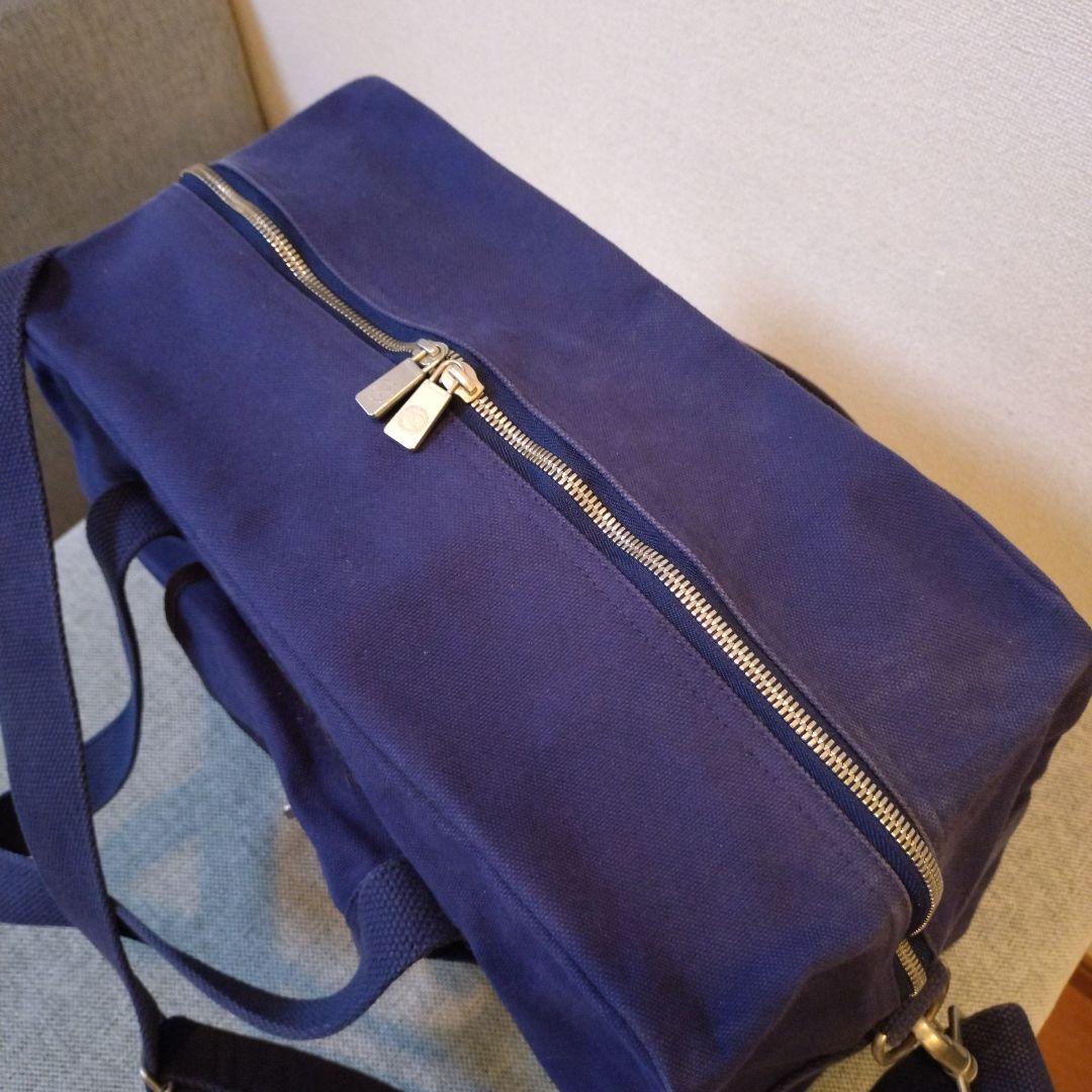 信三郎帆布　ボストンバック ショルダーストラップ付き