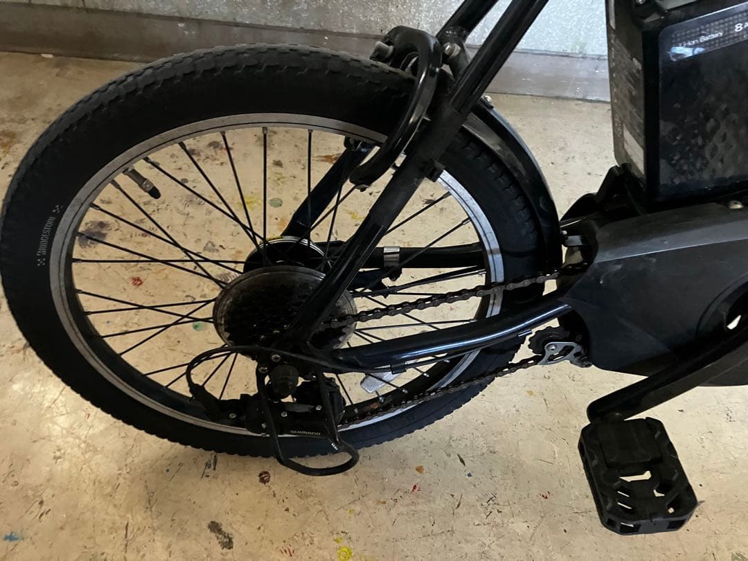 折りたたみ式電動アシスト自転車 黒 Panasonic パナソニック オフタイム