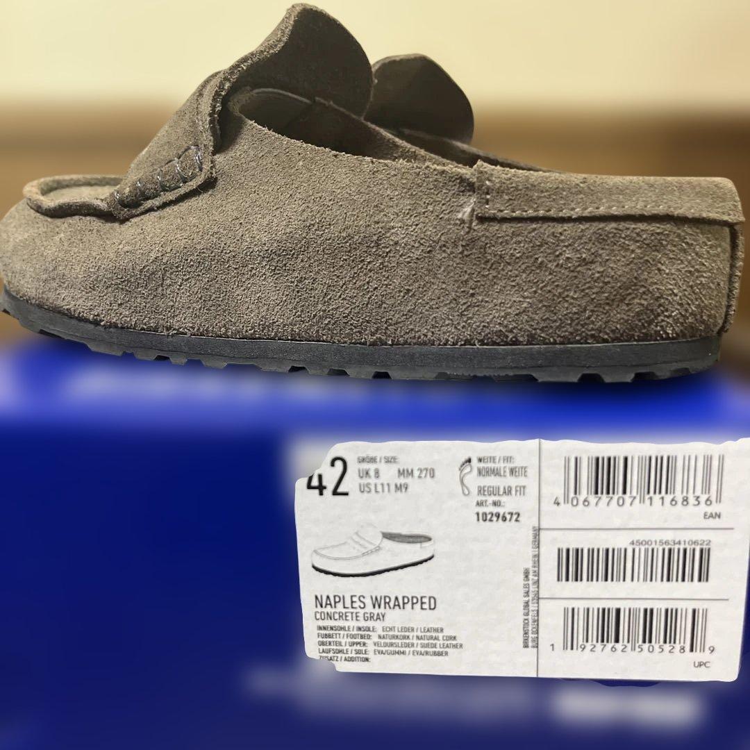 BIRKENSTOCK Naples コンクリートグレイ 42