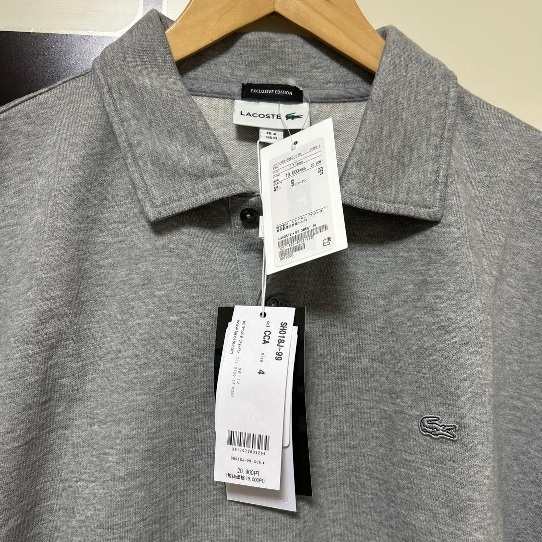 新品　LACOSTE for BEAUTY&YOUTH スウェット ポロシャツ