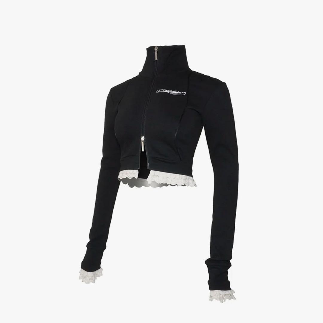 パンツ THEREDTHREAD S track jersey jacket lace