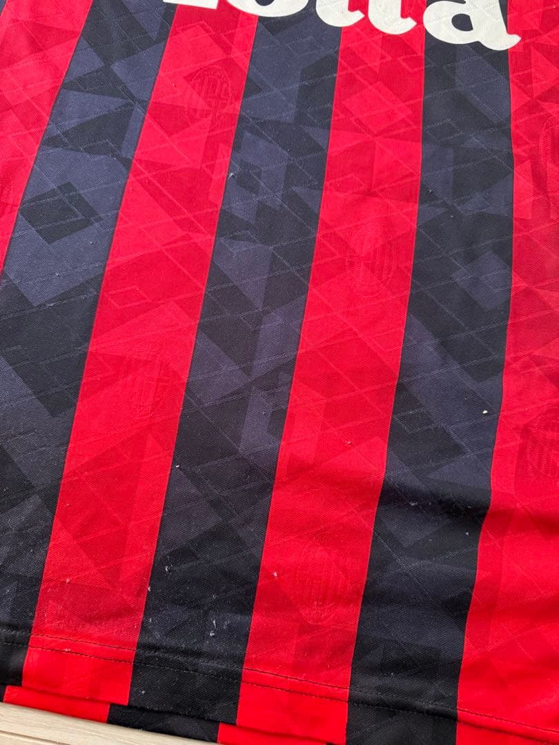 93-94 ACミラン　ガッリ選手 支給品　ユニフォーム　検　実使用