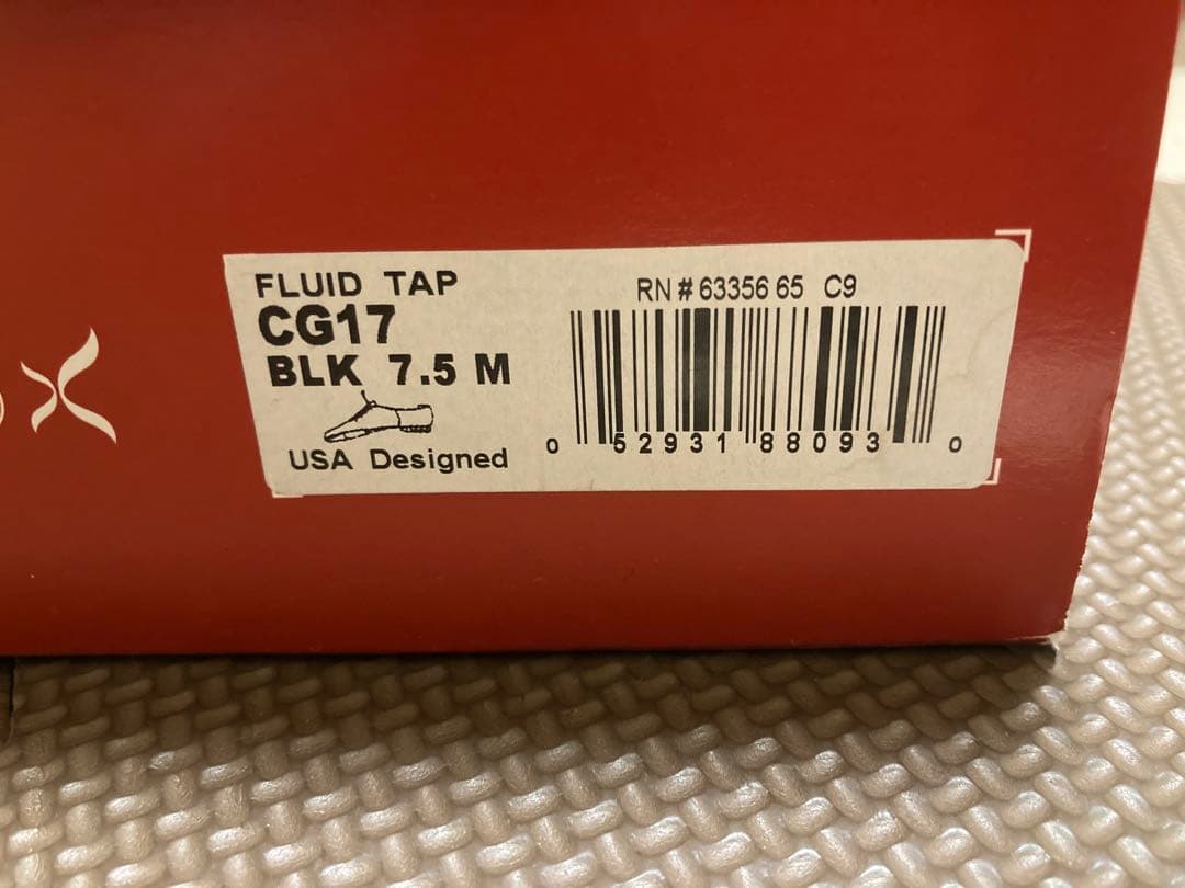 CAPEZIO タップシューズ CG17 FLUID TAP 7.5 M