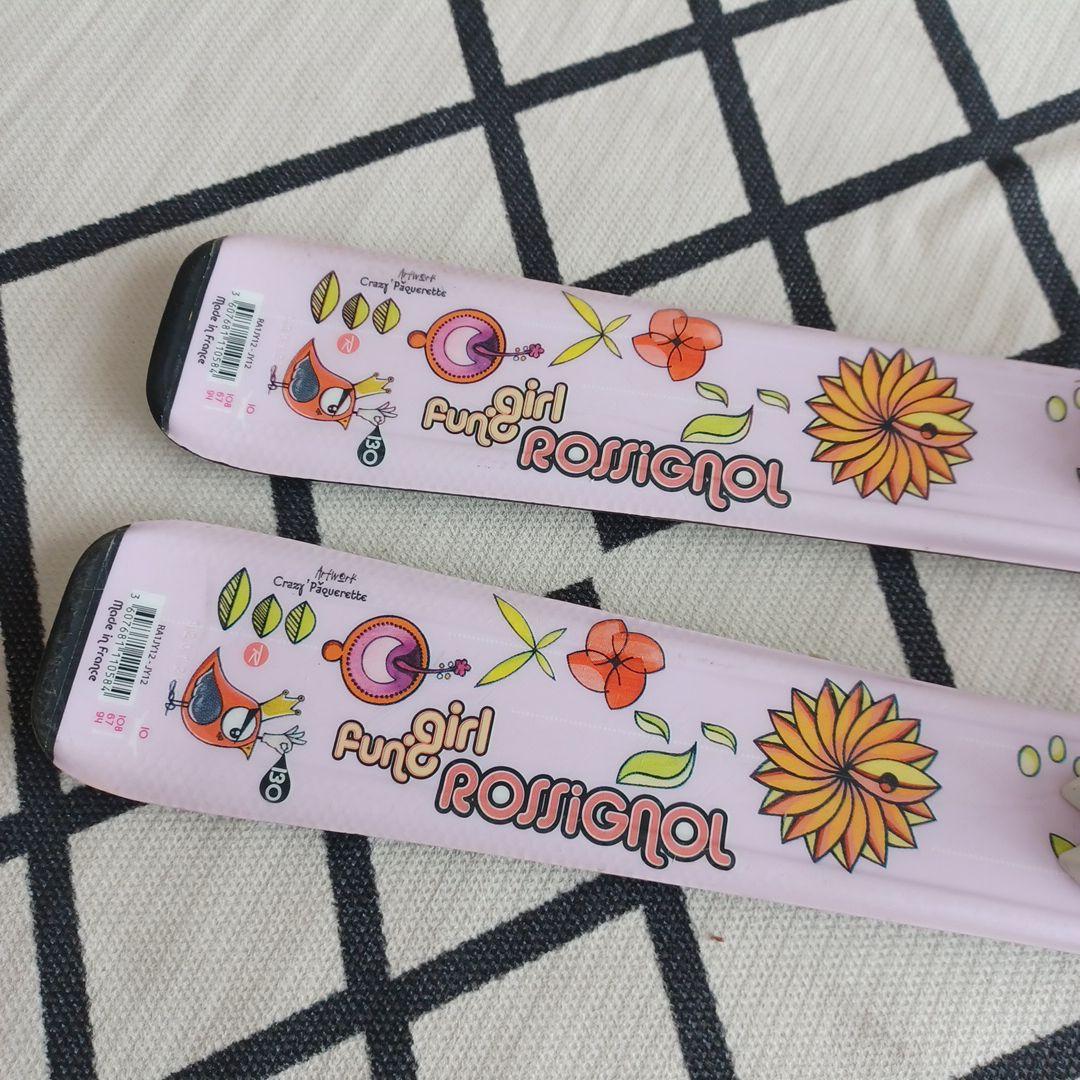 ロシニョール　ファンガール　130cm スキー板 ガールズ