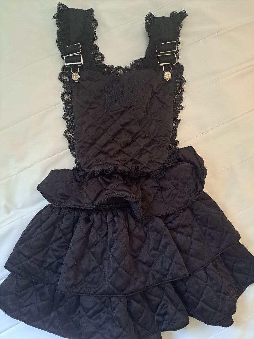 DimMoire キルティングサロペット ディムモアール