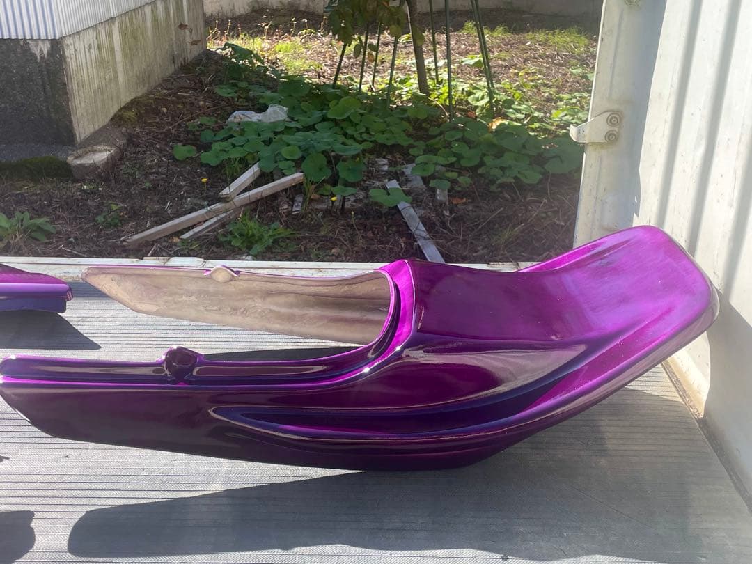 XJR400R 外装セット　キャンディーパープル　塗りたて　美品　アウトバーン