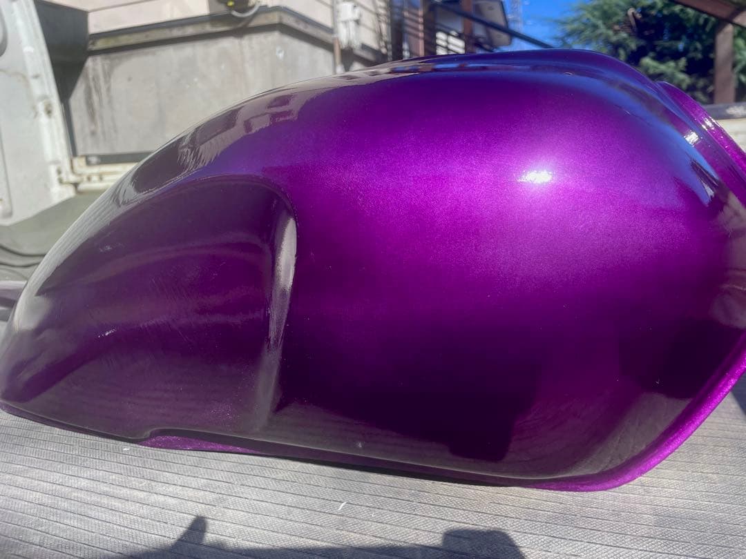 XJR400R 外装セット　キャンディーパープル　塗りたて　美品　アウトバーン