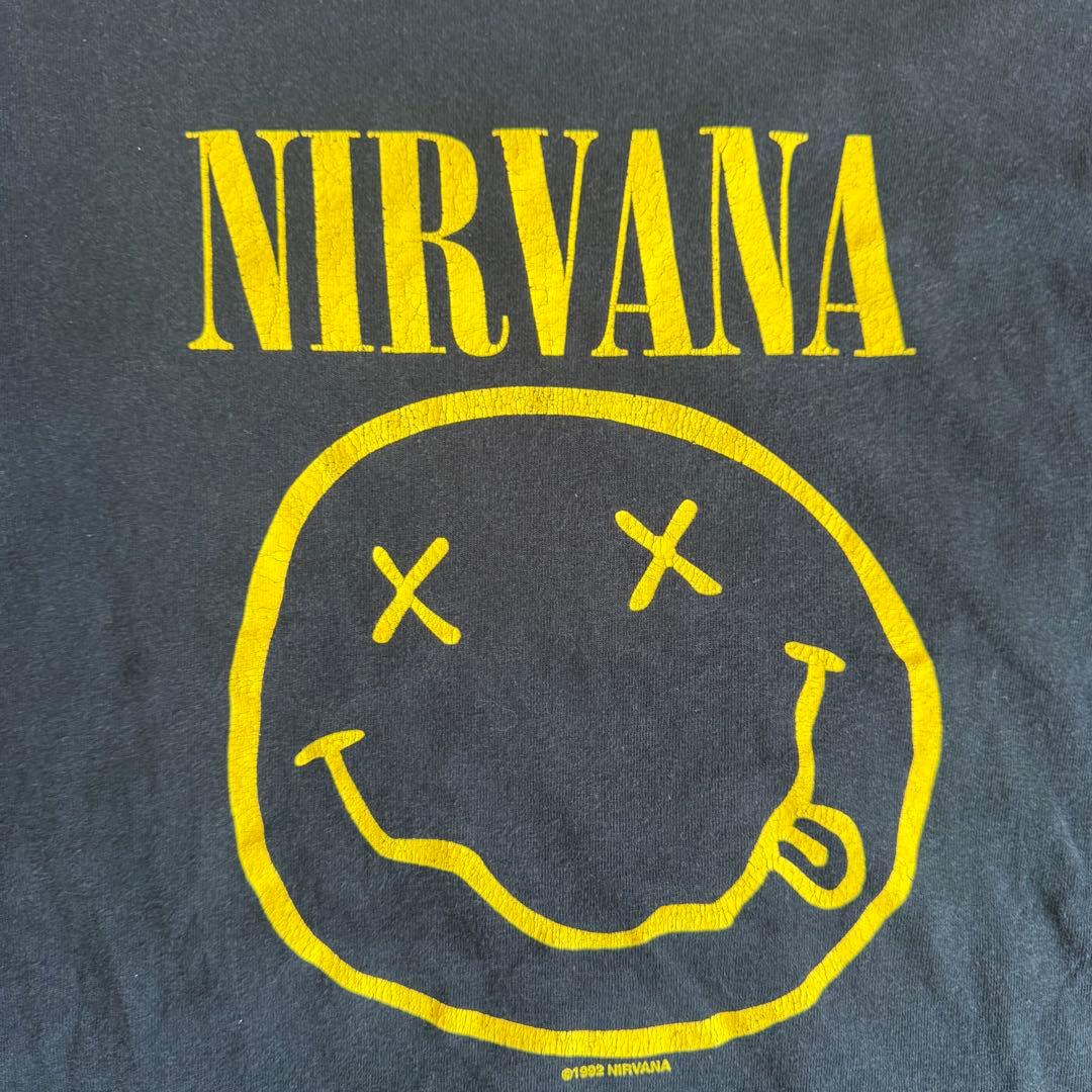 ニルバーナ 1992 スマイル　Tシャツ　バンドtシャツ