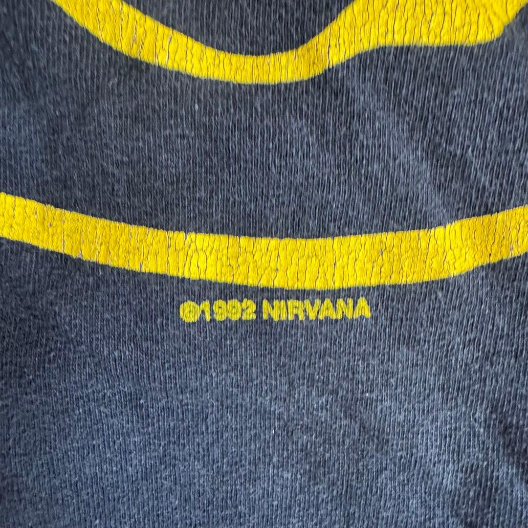 ニルバーナ 1992 スマイル　Tシャツ　バンドtシャツ