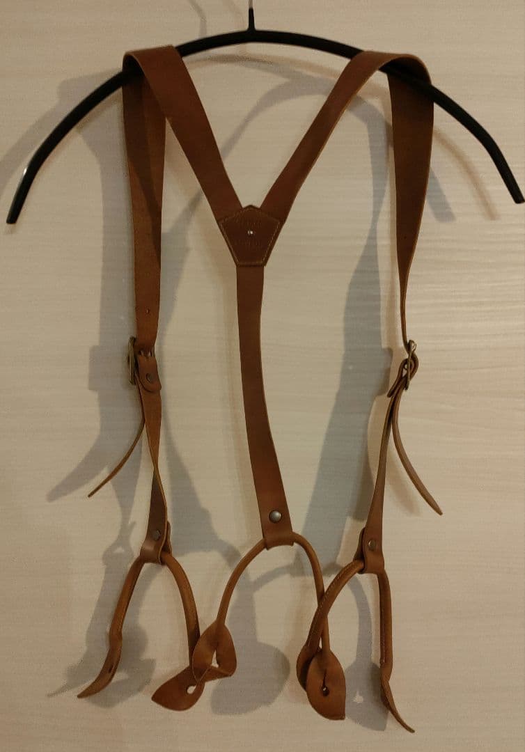 TCBジーンズ×MOTO サスペンダーサイズSM