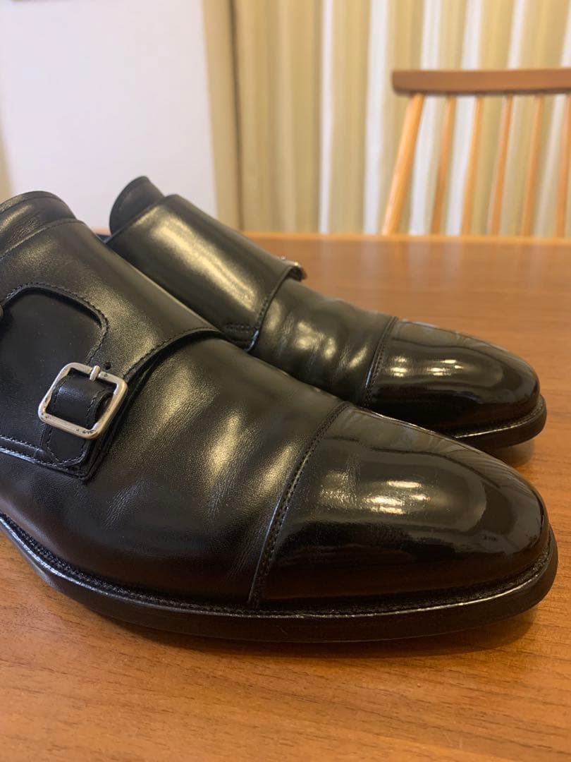 クロケット&ジョーンズ　レプトン　ダブルモンクブラック　8D