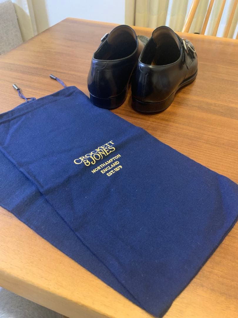 クロケット&ジョーンズ　レプトン　ダブルモンクブラック　8D