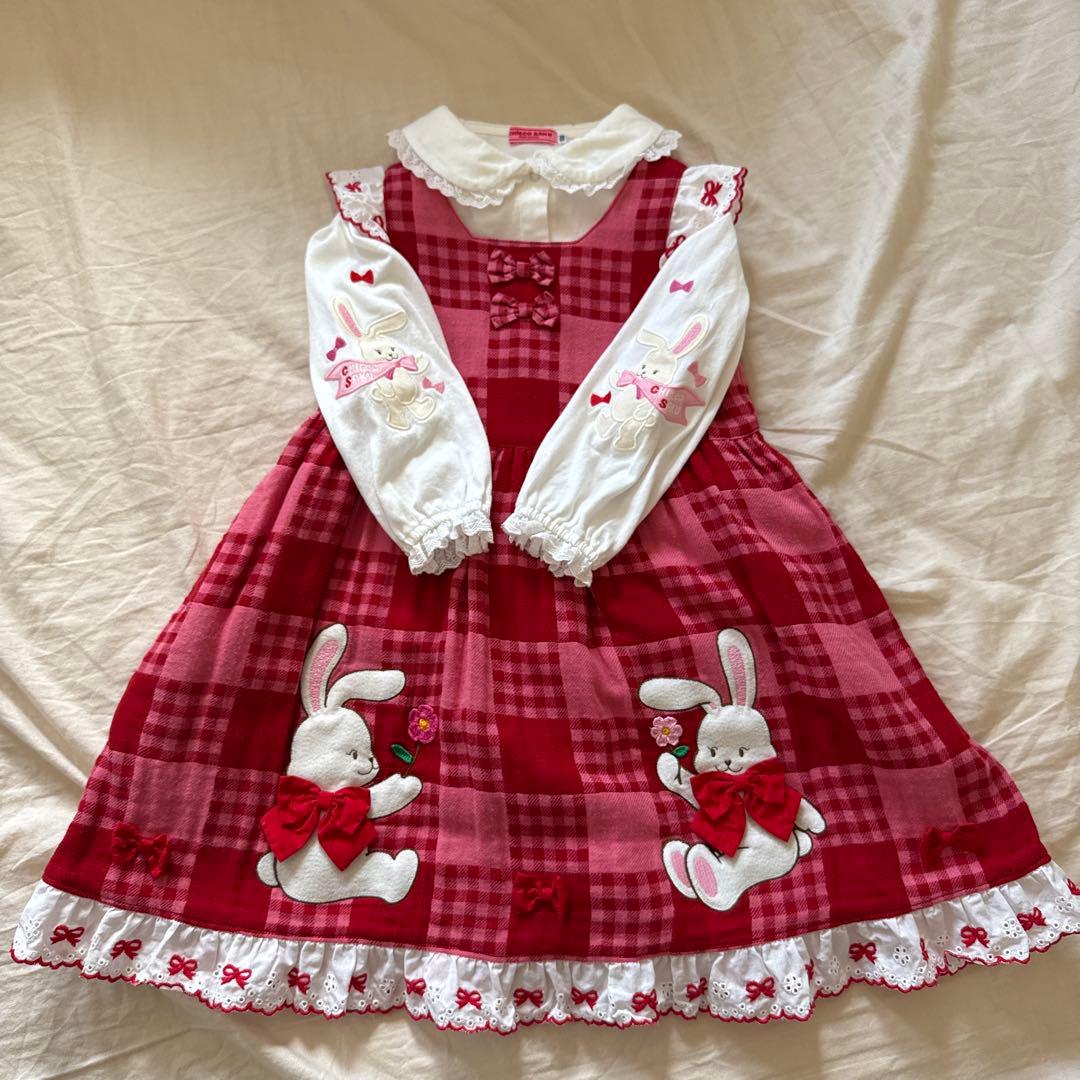 【そらた】チエコサク　ワンピース　限定品　110&トップス　100