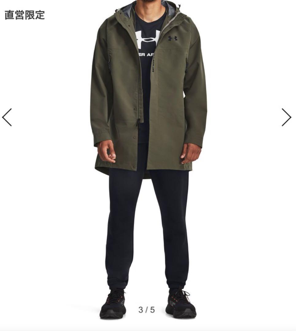 UAストーム プルーフ 3レイヤー ベンチコート（トレーニング/MEN）