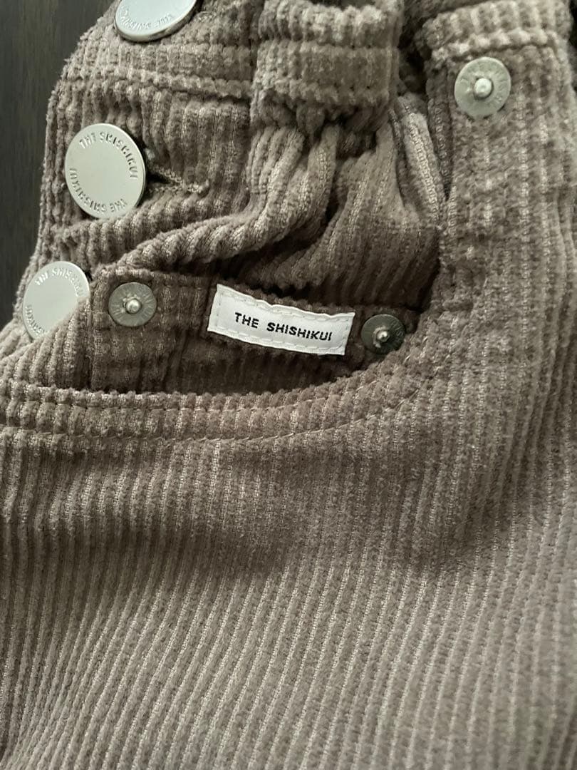 SHISHIKUIコーデュロイジャンプスーツ