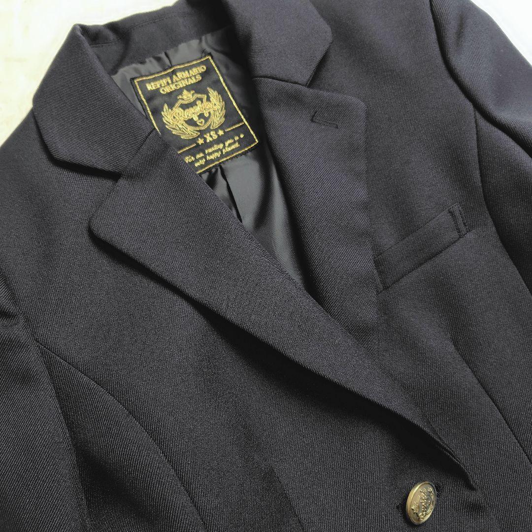 美品✨レピピアルマリオ フォーマルスーツ 女子 卒業式 150 4点セット 紺系