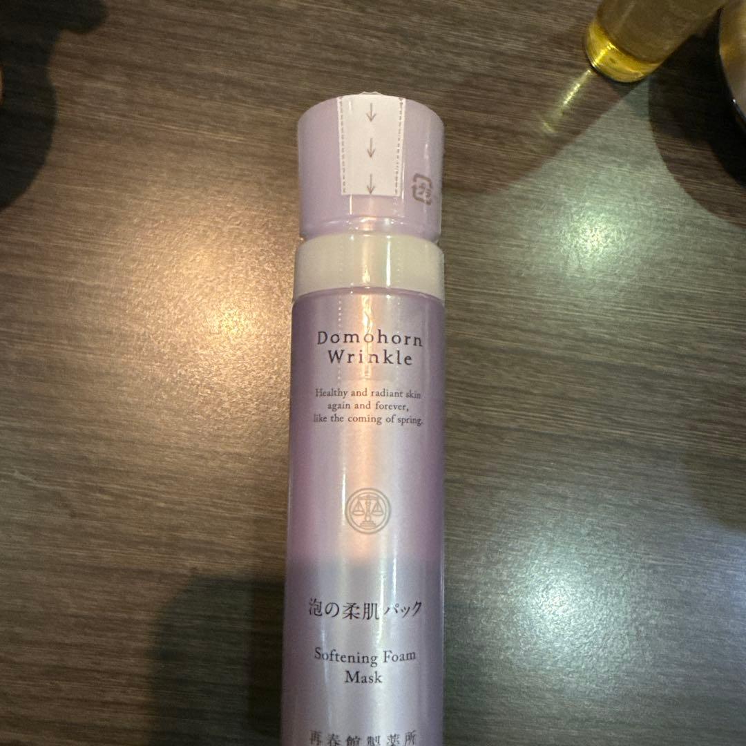 D未使用品！ドモホルンリンクル泡の柔肌パック80g