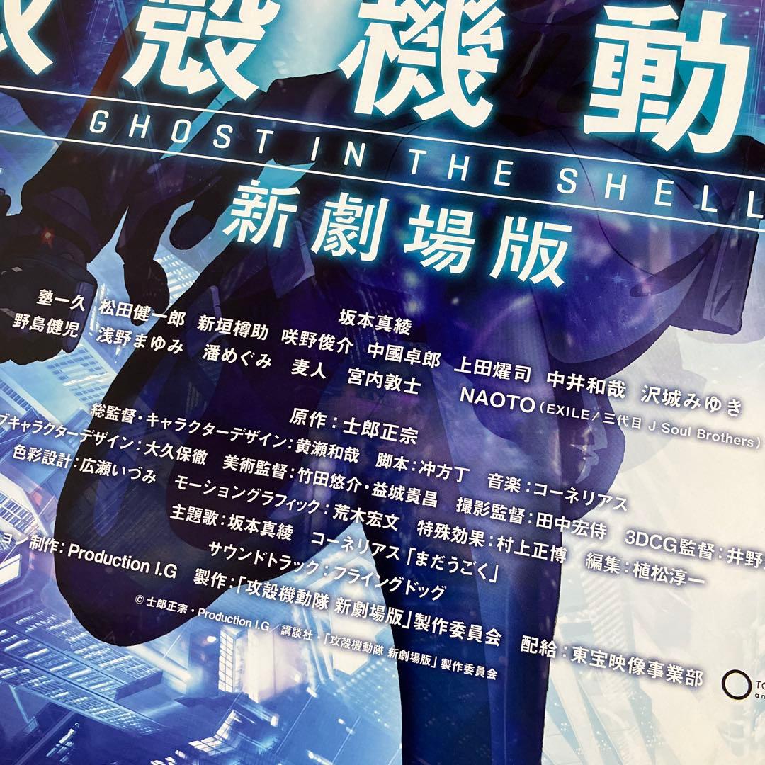 『攻殻機動隊 新劇場版』告知ポスター　士郎正宗　黄瀬和哉　非売品