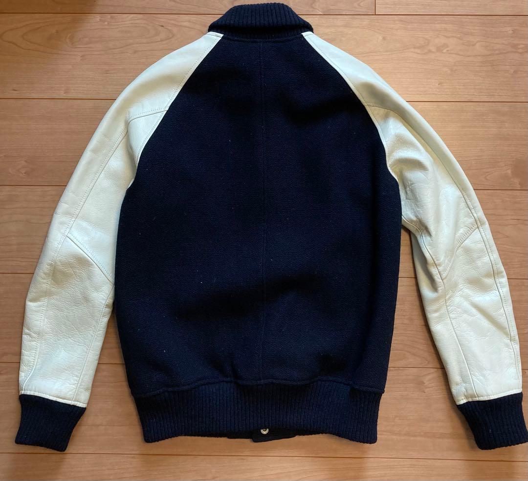【名品・美品】マーカウェア　レザーアワードジャケット　markaware L 3