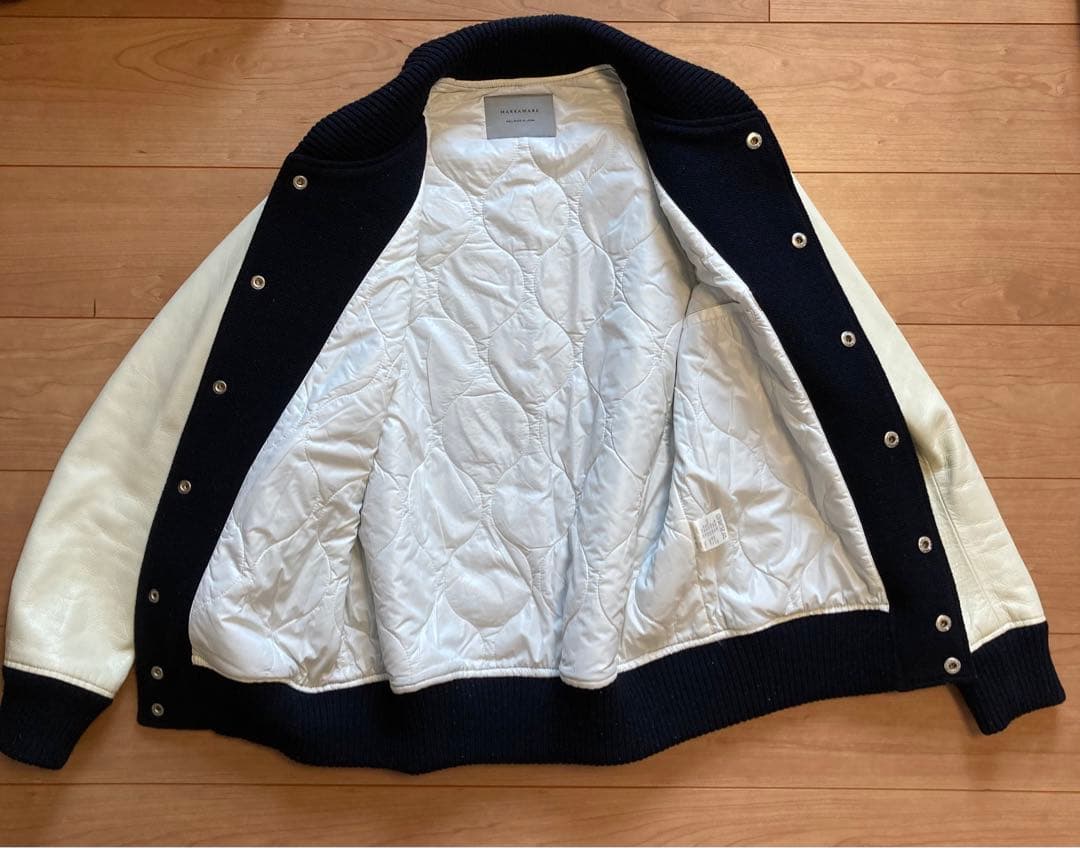 【名品・美品】マーカウェア　レザーアワードジャケット　markaware L 3