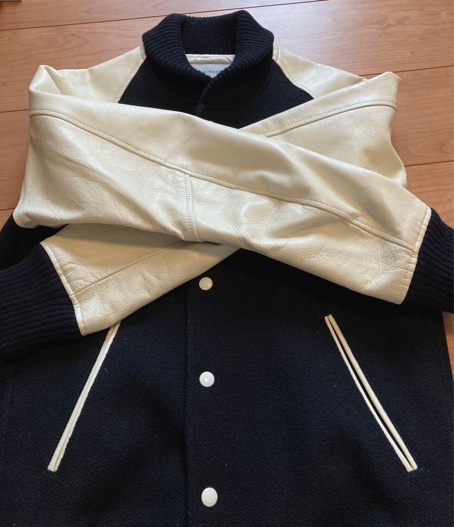 【名品・美品】マーカウェア　レザーアワードジャケット　markaware L 3