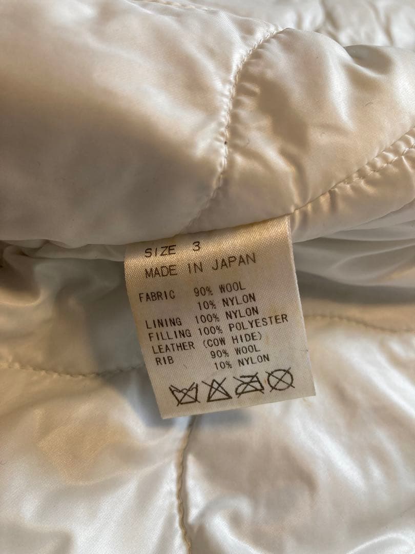 【名品・美品】マーカウェア　レザーアワードジャケット　markaware L 3