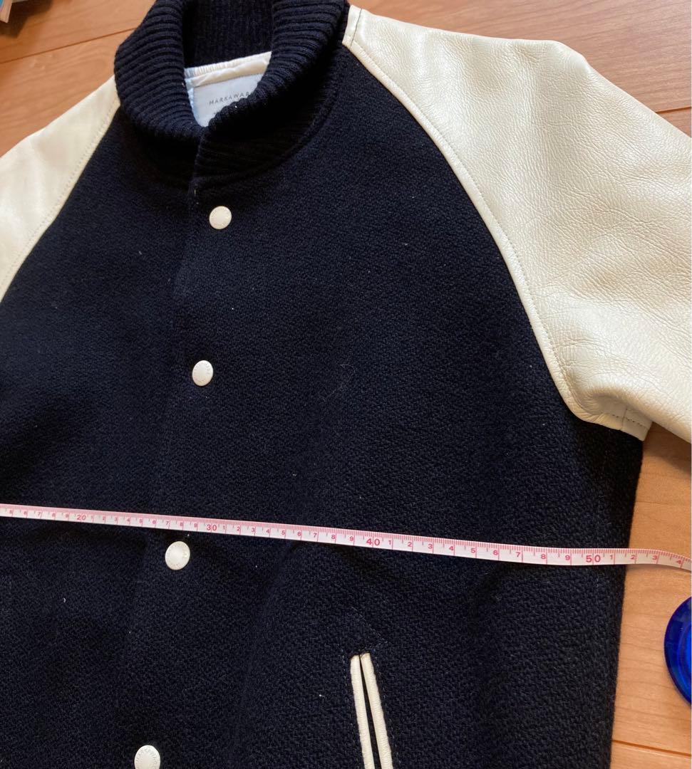 【名品・美品】マーカウェア　レザーアワードジャケット　markaware L 3