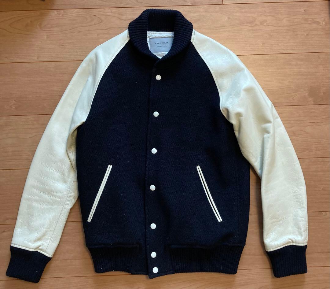 【名品・美品】マーカウェア　レザーアワードジャケット　markaware L 3