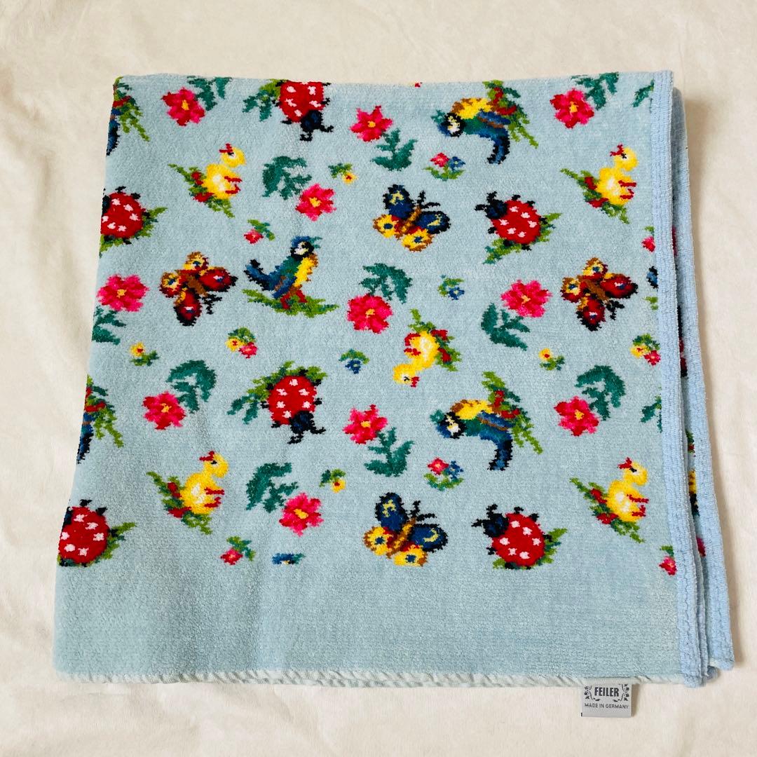 【新品】FEILERフェイラー プティバス おくるみ ハイジ ペールブルー