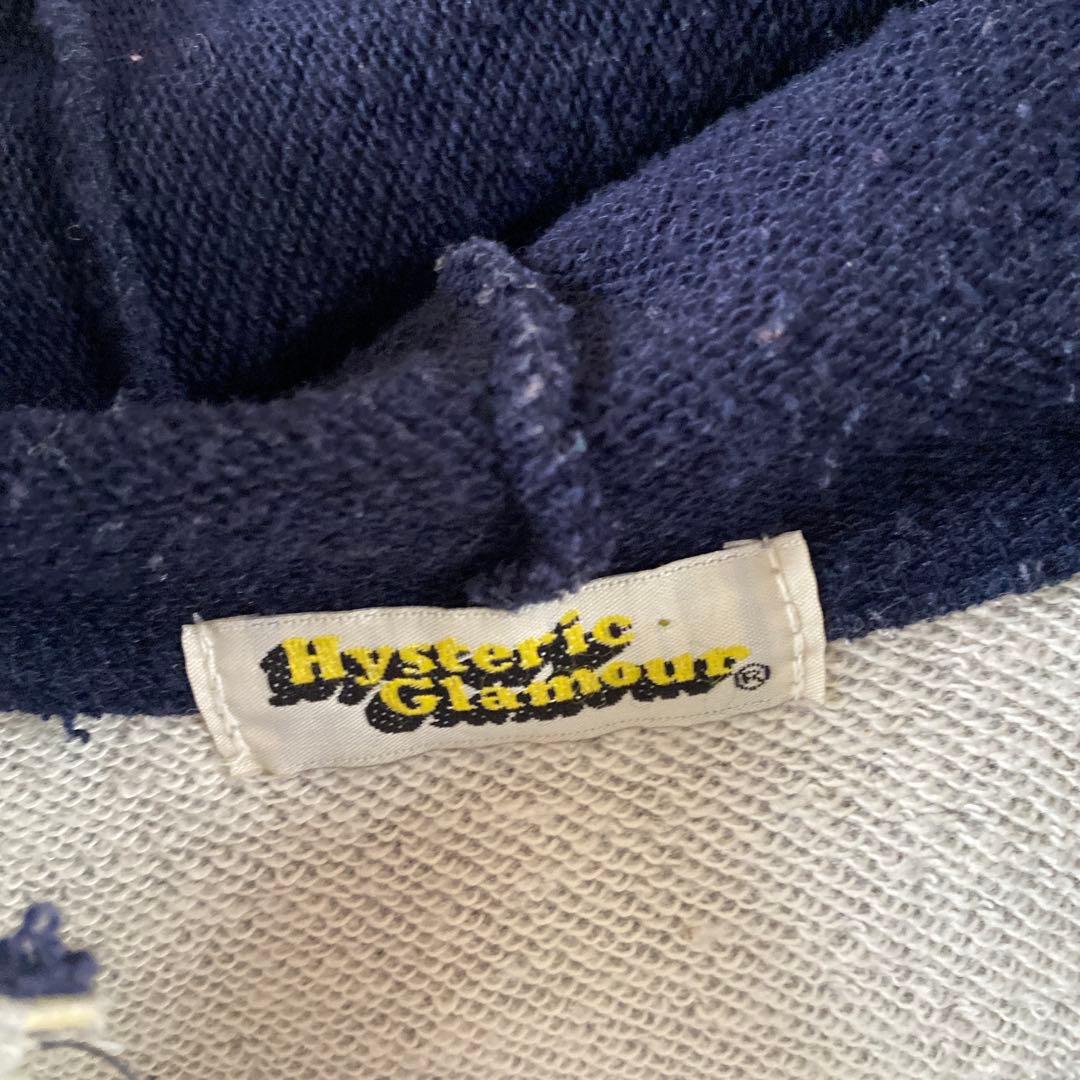 Hysteric Glamour ラグラン　パーカー　スウェット　Lサイズ